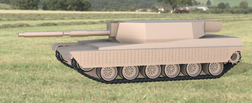 Mô hình xe tăng M1 Abrams đơn giản - Image 4
