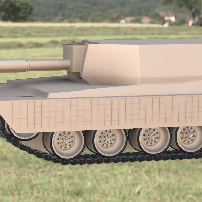 Mô hình xe tăng M1 Abrams đơn giản