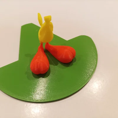Đế đứng mô hình Tweety 3D - Giúp Tweety đứng vững chắc chắn