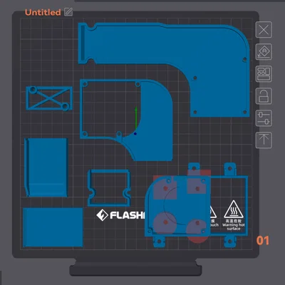 Ống dẫn khí tuần hoàn cho FlashForge Adventurer 5M