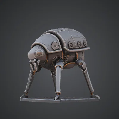 Bọ Cánh Cứng Cơ Khí Steampunk – Côn Trùng Chuyển Động Bằng Bánh Răng