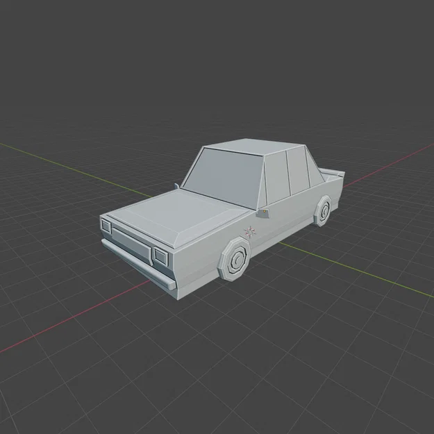 Mô hình xe hơi Low Poly 3D đẹp mắt - Tải về in ngay - Image 1