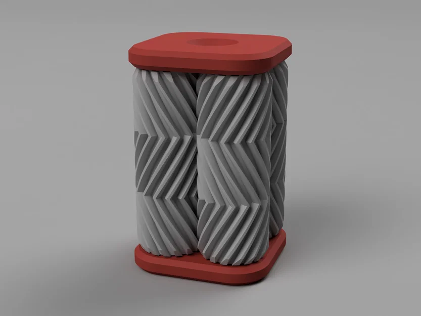 Gear Fidget Toy 02 - Đồ chơi bánh răng hình vuông mỏng - Image 1