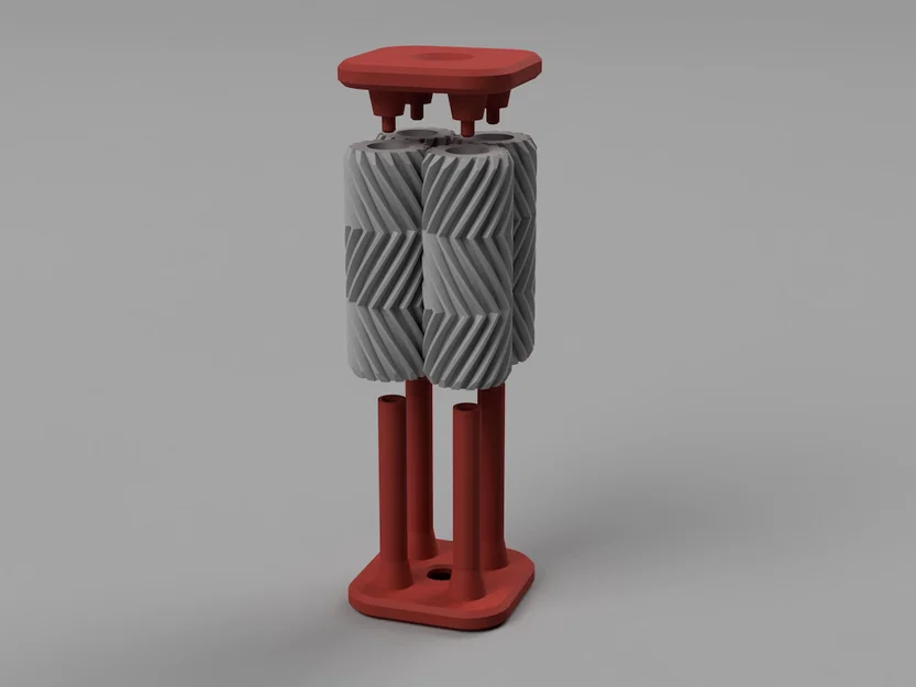 Gear Fidget Toy 02 - Đồ chơi bánh răng hình vuông mỏng - Image 3