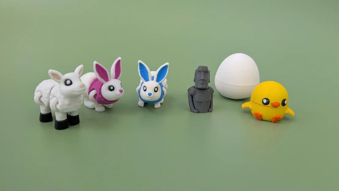 Gà Con trong Trứng - Mô hình khớp nối Phục sinh | In không cần hỗ trợ - Image 4