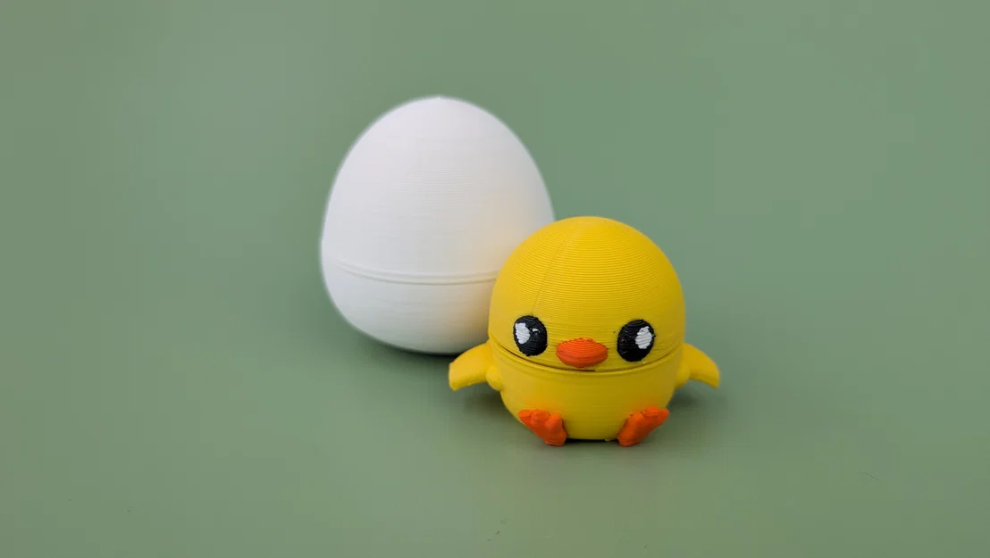 Gà Con trong Trứng - Mô hình khớp nối Phục sinh | In không cần hỗ trợ - Image 6