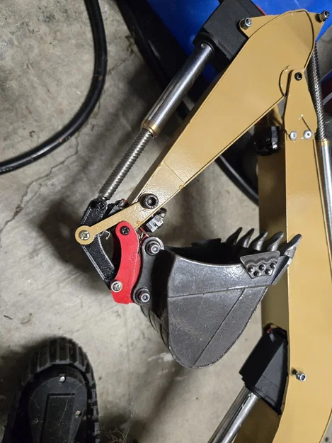 Link Nối Gầu Kim Loại Cho Xe Công Trình Huina 1550 1592 1593 1594 - Image 1