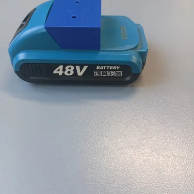 Giá treo pin máy khoan 48V gắn tường - Giải pháp sắp xếp thông minh