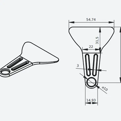 Dao trét bột siêu nhẹ in 3D tiện lợi cho mọi nhu cầu sửa chữa