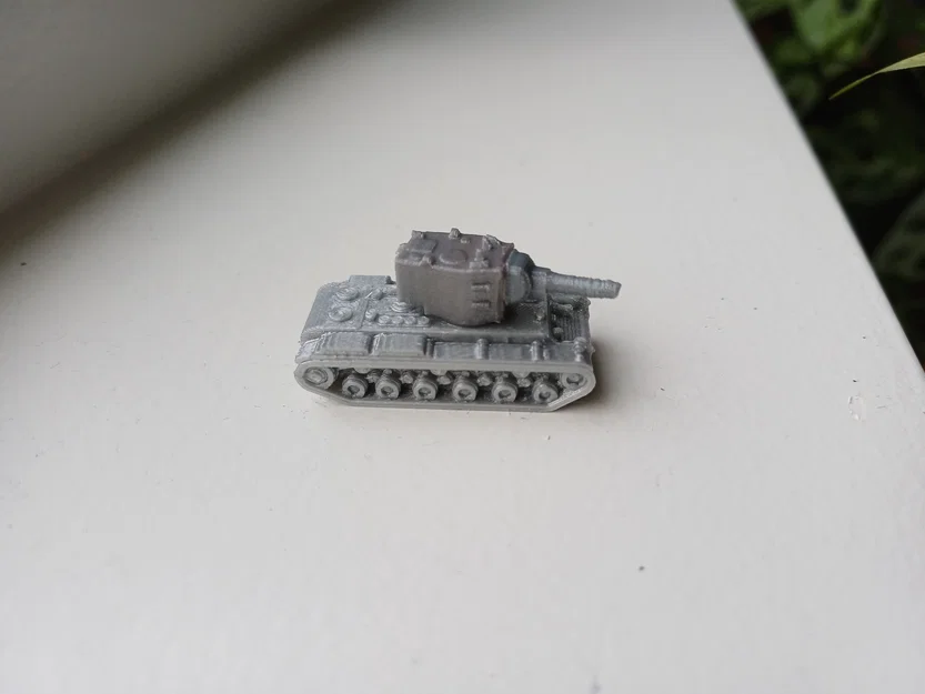 Mô hình xe tăng 1:200 KV-2 - Image 1