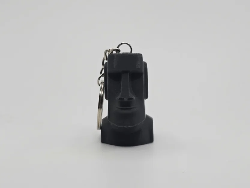 Móc khóa đầu tượng Moai độc lạ (3D Printing Model) - Image 1