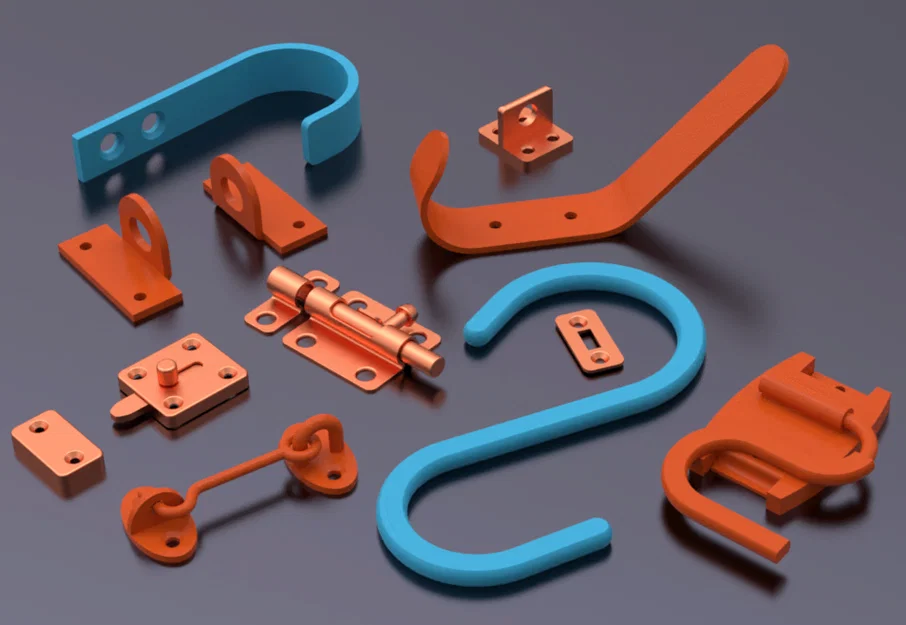 STL Hardware Parts - Bộ sưu tập móc và chốt cài - Image 2