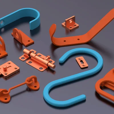 STL Hardware Parts - Bộ sưu tập móc và chốt cài