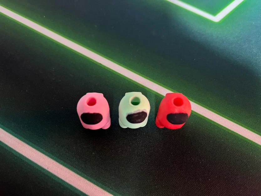 Phụ kiện trang trí dây áo hoodie hình Among Us bằng in 3D - Image 3