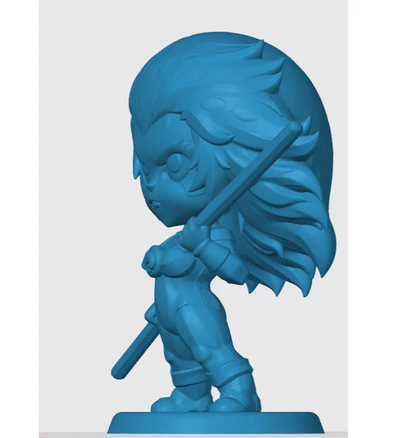 Mô hình Cheetara (Thundercats) phiên bản Chibi cho in 3D - Image 2