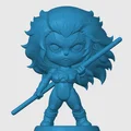 Mô hình Cheetara (Thundercats) phiên bản Chibi cho in 3D - Thumbnail 3