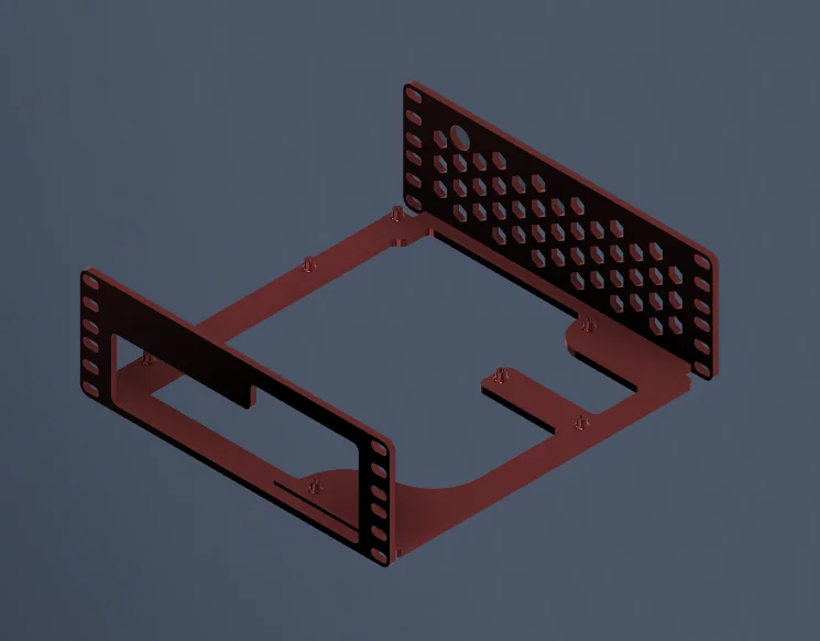 Khay Đỡ Mainboard MATX Cho Tủ Rack DeskPi Rackmate T2 - Image 1