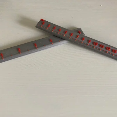 Thước đo độ chính xác cao (cm và inch)