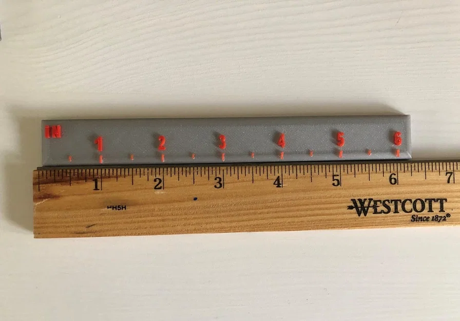 Thước đo độ chính xác cao (cm và inch) - Image 4