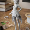 Mô hình 3D nữ yêu tinh phong cách anime đón Giáng sinh siêu xinh - Thumbnail 1