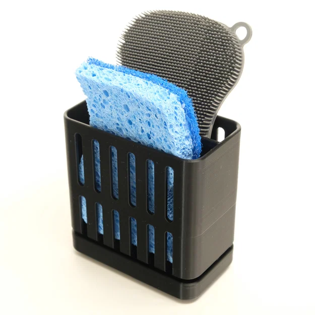 Giá đựng miếng bọt biển nhà bếp - Chứa được hai miếng - Image 1