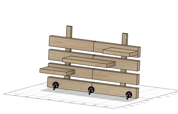 Kệ Treo Tường Đa Năng Organizer GT555 In 3D - Image 2