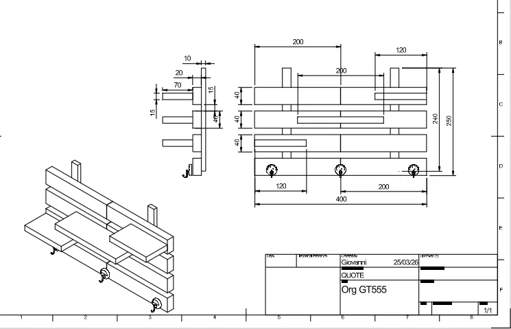 Kệ Treo Tường Đa Năng Organizer GT555 In 3D - Image 4