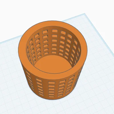 Ống cắm bút 3D thiết kế dạng lưới thông thoáng, tối giản