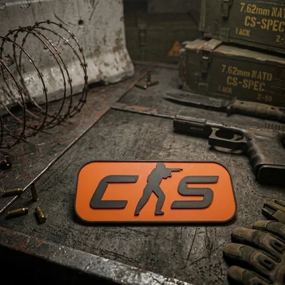 Mô hình logo CS 3D dành cho fan Counter-Strike