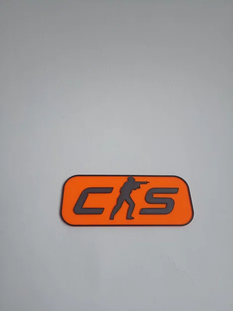Mô hình logo CS 3D dành cho fan Counter-Strike - Image 3
