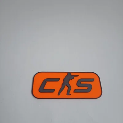 Mô hình logo CS 3D dành cho fan Counter-Strike