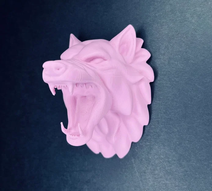 Móc treo chìa khóa kiêm vật phẩm trang trí tường hình đầu sói 3D - Image 3