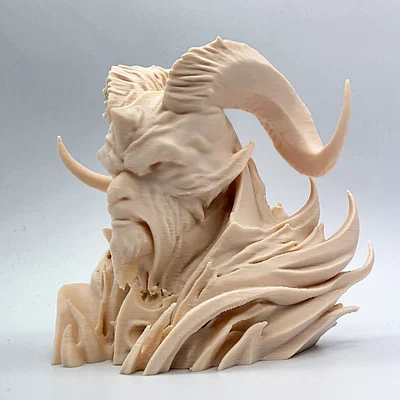 Tượng Bán Thân Quỷ Có Sừng (Horned Demon Bust)