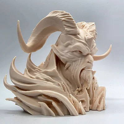 Tượng Bán Thân Quỷ Có Sừng (Horned Demon Bust)