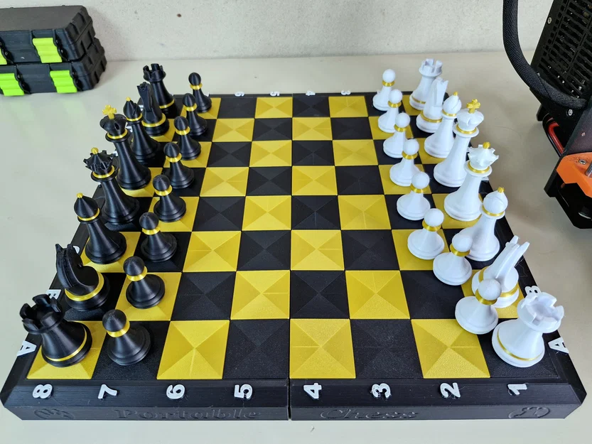 Bàn cờ vua gấp gọn di động - Image 7