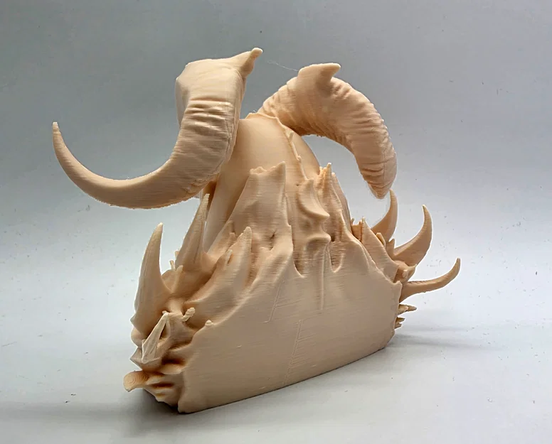 Tượng Bán Thân Quỷ Có Sừng (Horned Demon Bust) - Image 6