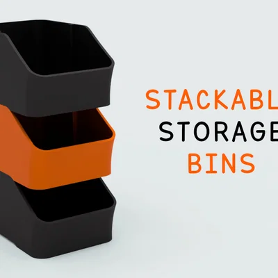 Bộ khay xếp chồng đựng linh kiện ốc vít (Stackable Storage Bins)