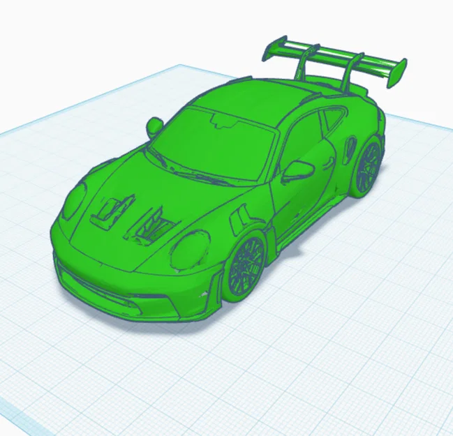 Mô hình 3D xe Porsche 911 thiết kế đẹp mắt dành cho tín đồ tốc độ - Image 1