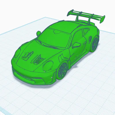 Mô hình 3D xe Porsche 911 thiết kế đẹp mắt dành cho tín đồ tốc độ