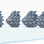 Hạt trang trí hình Rồng khớp nối (Articulated Dragon Beads)