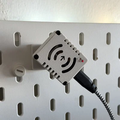 Vỏ cảm biến hiện diện Radar (ESP32 D1 mini & LD2410) có khớp xoay