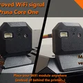 Cải thiện sóng Wi-Fi cho Prusa Core One: Nắp lưng kèm chân đế hoặc nam châm - Thumbnail 1