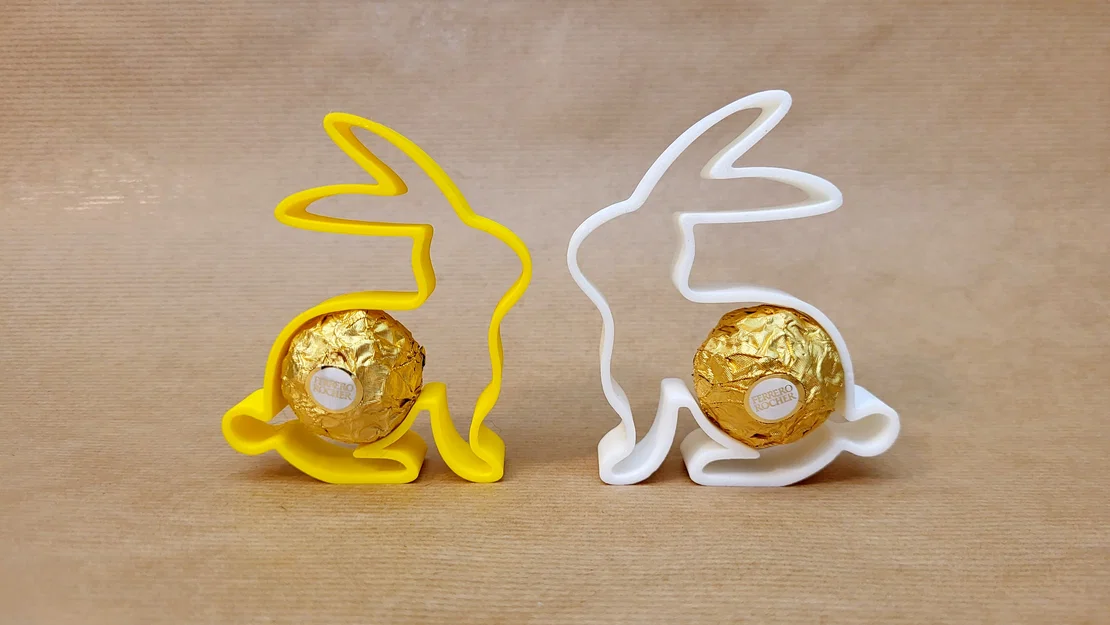Mô hình chú thỏ Phục Sinh đựng kẹo Ferrero Rocher trang trí siêu dễ thương - Image 1