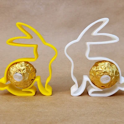 Mô hình chú thỏ Phục Sinh đựng kẹo Ferrero Rocher trang trí siêu dễ thương