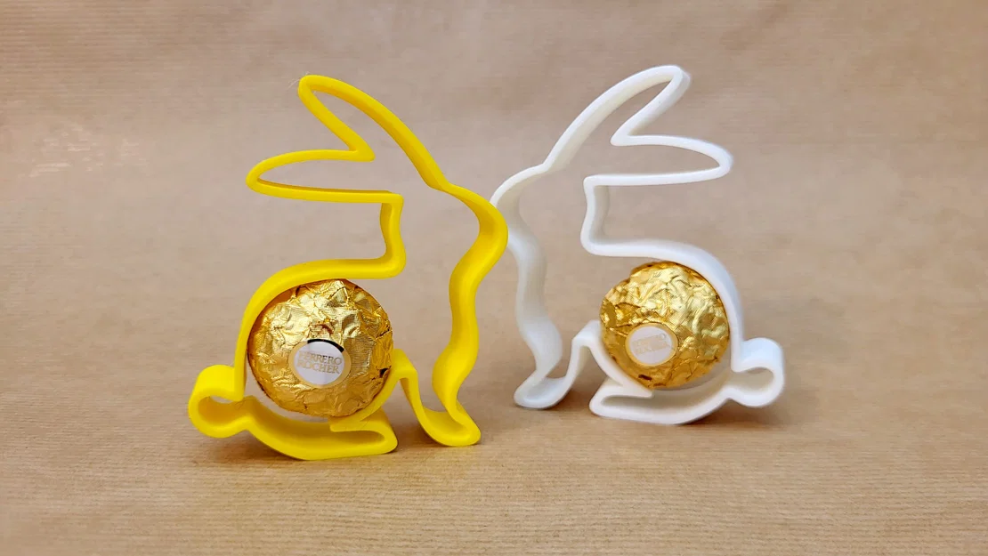 Mô hình chú thỏ Phục Sinh đựng kẹo Ferrero Rocher trang trí siêu dễ thương - Image 2