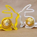 Mô hình chú thỏ Phục Sinh đựng kẹo Ferrero Rocher trang trí siêu dễ thương - Thumbnail 2