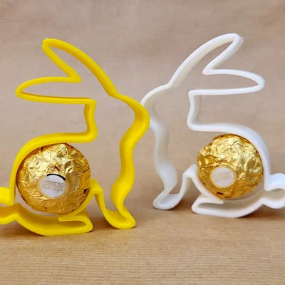Mô hình chú thỏ Phục Sinh đựng kẹo Ferrero Rocher trang trí siêu dễ thương