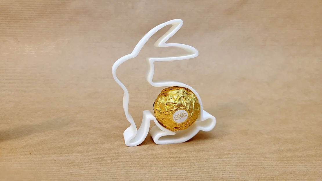 Mô hình chú thỏ Phục Sinh đựng kẹo Ferrero Rocher trang trí siêu dễ thương - Image 3