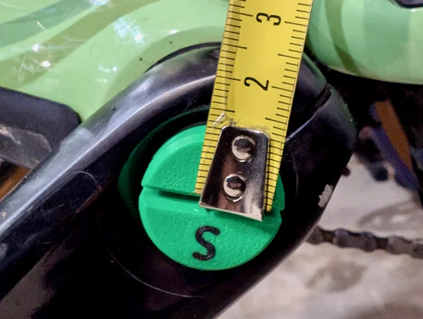 Dụng cụ hỗ trợ đo chiều cao yên xe đạp (Cữ đo trục giò dĩa) - Image 1