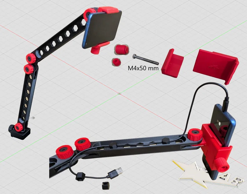 Cánh tay đa năng (Multifunctional Arm) gắn bàn hoặc tường - Image 1